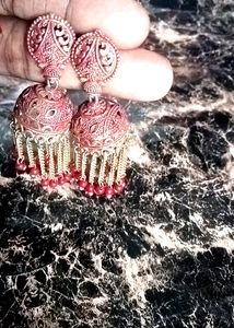 Red 🍒 Jhumka