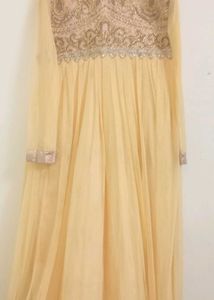 Yellow Gown Embroidery Work💛