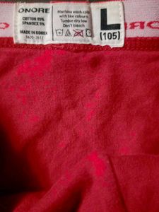 Red &amp; White Onore Briefs