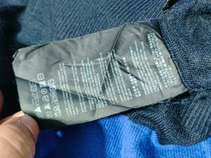 prada Stylish Blue &amp; Black Sweater