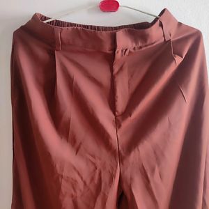 Brown Flare Pants
