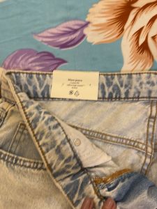 H&amp;M Distressed Mom Jeans