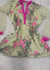Pink Short Kurti 💕