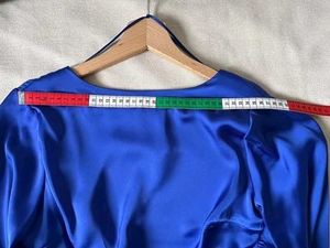 ZARA Elegant Blue Tie-Front Top