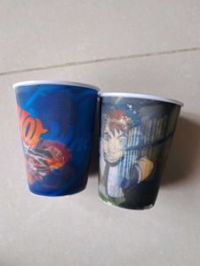 3D Animated Print: Plastic Glass: Set Of 2