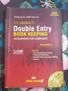 T.S. Grewal's Double Entry Book Keeping Class 12