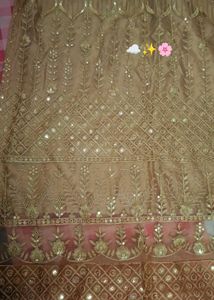 Replica Of Aiman Khan Gold Embroidery Pakistanidr
