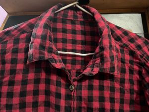 Black And Red Cheque Shirt🌶️❤️