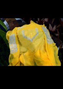 Beautiful full hand work heavy saree