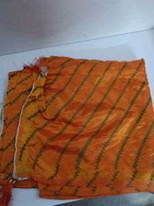 Ethnic Dupatta Set, Orange &amp; Pink 2