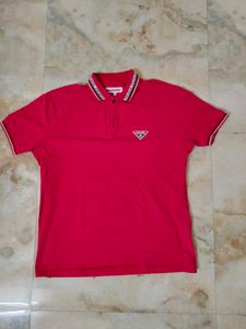 Prada Red Polo Shirt