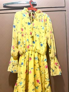 Pretty Yellow long dress