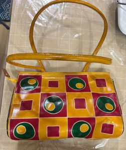 Unique Geometric Pattern Handbag