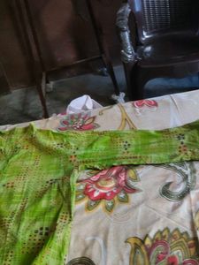 Green Patterned Kurti