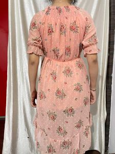 Pink Floral Dress
