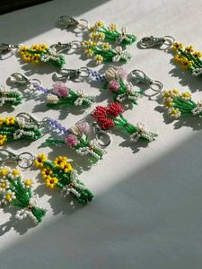 Flower Bouquet Keychain