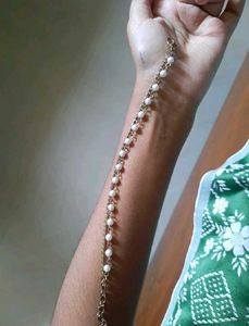 Pearl &amp; Rhinestone Bracelet