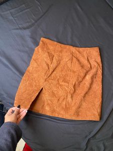 Corduroy Mini Skirt