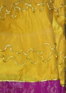 Yellow Ruffled Ethnic Skirt