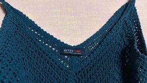 Women&#39;s Designed Blue Colour Party Wear