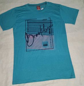 Blue Brooklyn Graphic Tshirt