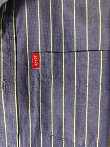 Levis Half Sleeve Striped Shirt