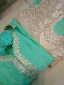 Mint Green Plazo Kameez