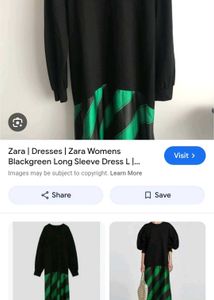 zara Striped Midi Dress