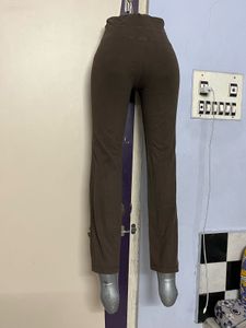 Old Navy Branded High Waist Brown Flare Yoga Pant