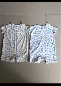 kookie kids Baby Rompers (Set of 2) 12-18 months