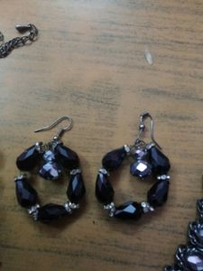 Very Beautiful Black Necklace Set