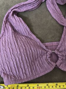 Rose Plum Coord Set Top And Skirt Party