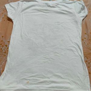 White Basic Tee