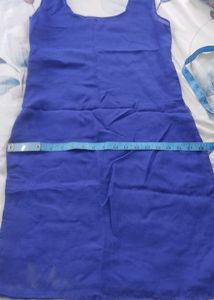 Hand Embroide Chikan Kurti With Peticot