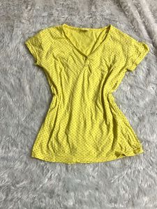 Polka Dot Yellow Top✨