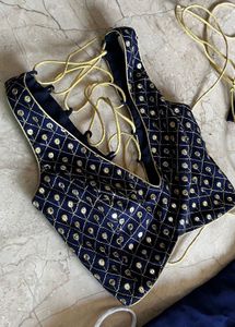 Navy Blue Lehenga Choli Set