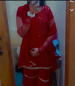 Loot Offer 599/-/-New Bridal Garara Full Set