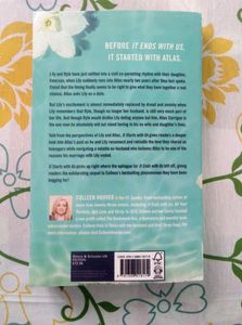 Colleen Hoover - It Starts With Us Book