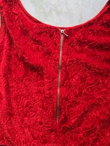 Red &amp; Black Party Dress