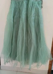 Aqua Blue Ethnic Gown