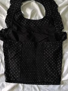 Halter Neck Polka Dot Top