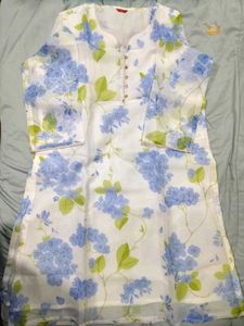 new Floral Print Kurta with lining