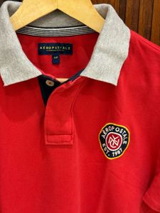 Aeropostale Red Polo Tshirt (size Small)