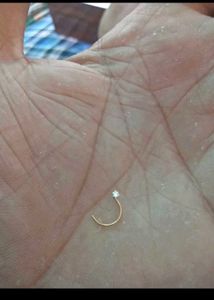 Real Gold Diamond Nosepin
