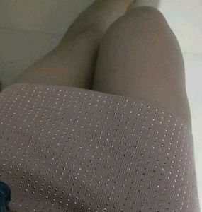 Sparkly Mini Winter Skirt