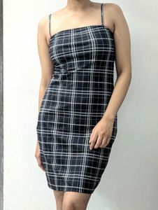 Checkered Bodycon Dress