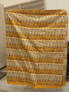 Cotton Yellow Double XL Bed Sheet – Brand New