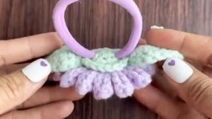Fancy Crochet Hair Rubber Band