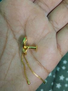 Gold Infinity Drop Earrings