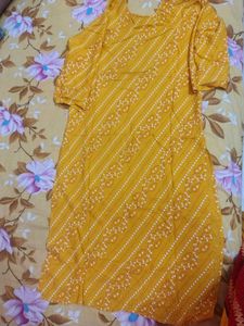 Festive Yellow Kurta Set